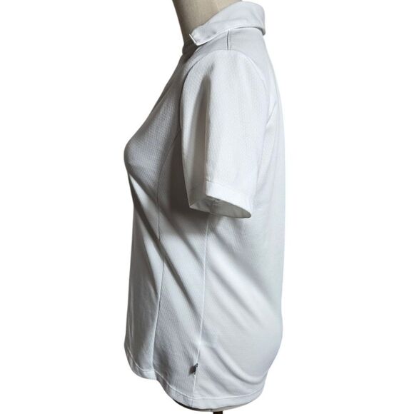 Lady Hagen White Women's Stretch Golf. Polo Shirt - Picture 4 of 7